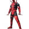 Rubie's Deadpool Adult Deluxe Muscle Chest Costume For Sale Mens