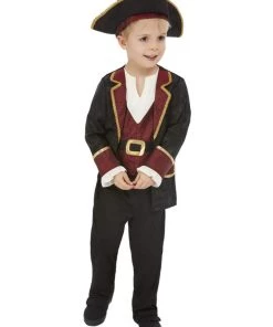 Smiffy's Deluxe Swashbuckler Pirate Costume For Toddlers And Boys Kids