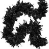 Sweidas Feather Boa Deluxe Plush Black