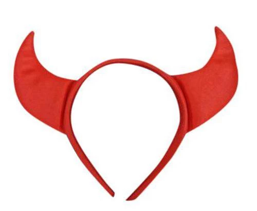 Carnival Products Devil Red Horns On Headband 3 Carnival Products Devil Red Horns On Headband