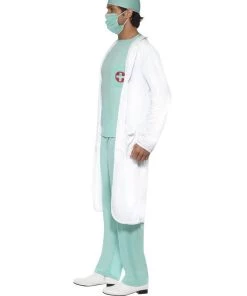 Smiffy's Womens Doctor Scrubs And Lab Coat Costume