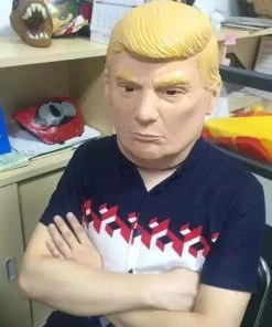 Carnival Products Mens Donald Trump Mask Latex Overhead President Masks