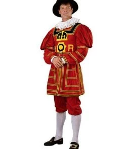 Creative Costuming English Beefeater Medieval Regency Collection Fancy Dress Hire Costume Mens