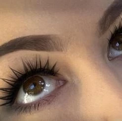 Carnival Products Womens Eyelashes Zig Zag Black