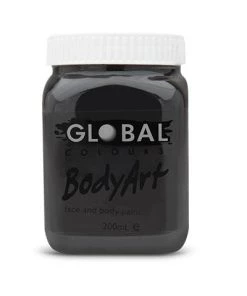 Global Colours Buy Costumes Black Body And Face Paint