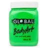 Global Colours Bright Green Body And Face Paint