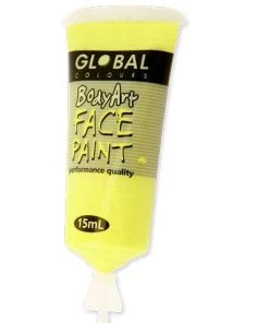 Global Colours Bright Yellow Body And Face Paint Buy Costumes