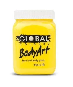 Global Colours Yellow Body And Face Paint Buy Costumes