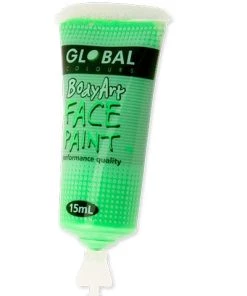 Global Colours Bright Green Body And Face Paint