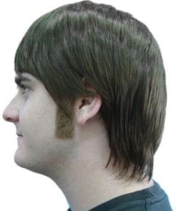 Carnival Products Sideburns 1970's Straight Brown