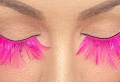 Carnival Products Womens Feathers False Eyelashes Long Pink 6 Carnival Products Womens Feathers False Eyelashes Long Pink