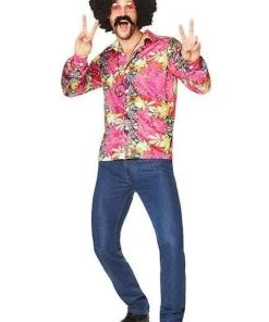 Karnival Costumes 1960s Flower Power Shirt Men Buy Costumes