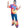 Amscan Free Spirit Men's 1960s Hippy Costume Plus Size