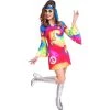 Amscan Free Spirit Women's 60s Costume Womens