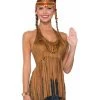 Tomfoolery Fringed Halter Top