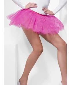 Smiffy's Tutu Fuchsia Underskirt Womens