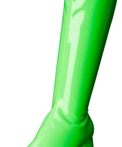 Ellie Shoes Go Go Costume Hire Boots 1960s & 1970s Fancy Dress Footwear Womens