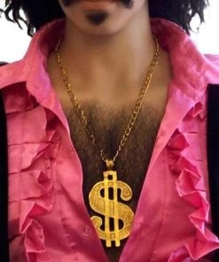 Carnival Products Dollar Gold Costume Pimp Necklace Buy Costumes
