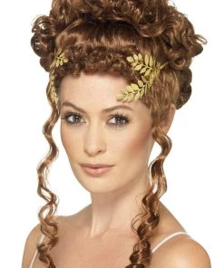 Smiffy's Womens Laurel Gold Leaf Toga Goddess Headband