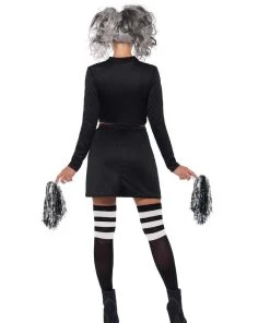 Smiffy's Cheerleader Gothic Halloween Costume