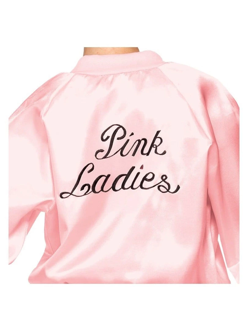Smiffy's Grease Pink Ladies Jacket For Girls 6 Smiffy's Grease Pink Ladies Jacket For Girls