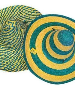 Carnival Products Australia Day Mexican Green And Gold Australian Supporter Sombrero Hat
