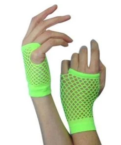 Carnival Products Punk Short 1980's Fishnet Gloves Buy Costumes