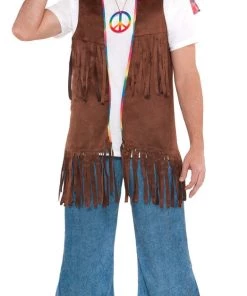 Amscan Mens Groovy 60s Men's Fringed Hippie Vest