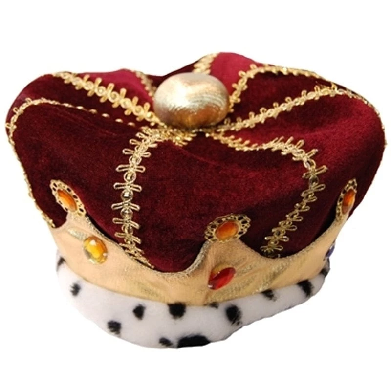 Sweidas Plush Red Royal Coronation Crown Womens 3 Sweidas Plush Red Royal Coronation Crown Womens
