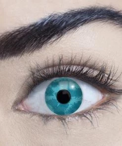 Interalia White Walker Blue Eyes Coloured Halloween Contact Lenses Womens