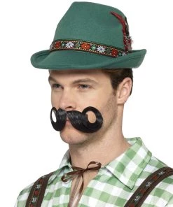 Smiffy's Oktoberfest Hat Traditional German Hat Mens