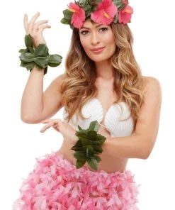 Smiffys Womens Hawaiian Luau Tiki Hawaiian Costume Kit