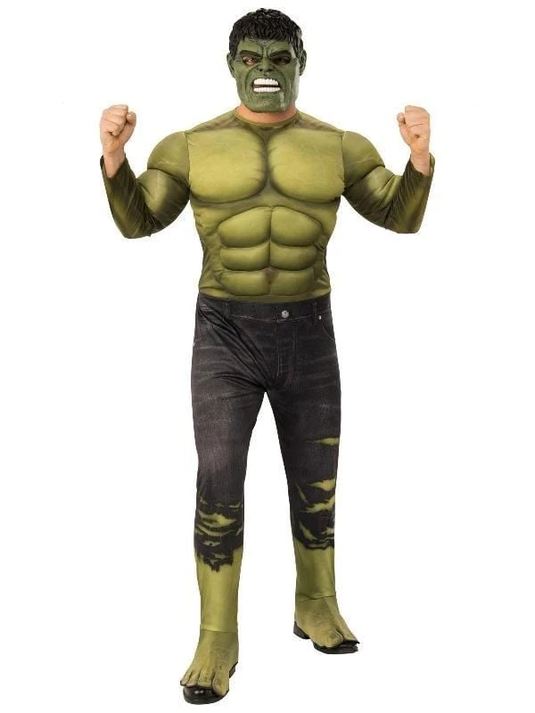 Rubies Mens Hulk Deluxe Costume For Adults 3 Rubies Mens Hulk Deluxe Costume For Adults