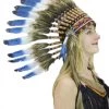 Interalia Indian Feather Headdress Quality Native American Chief War Bonnet