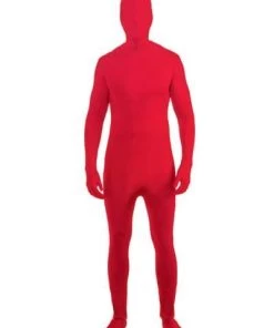 Tomfoolery Invisible Man Red Bodysuit Mens