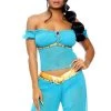 Leg Avenue Jasmine Arabian Belly Dancer Genie Princess Womens Costume
