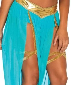 Leg Avenue Jasmine Oasis Princess Arabian Sexy Belly Dancer Genie Womens Costume