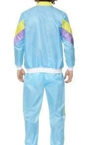 Karnival Costumes 80s Shell Suit Tracksuit Costume For Men