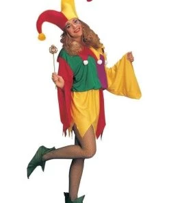 Rubies Kings Jester Women's Medieval Costume