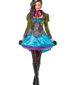 Leg Avenue Mad Hatter Deluxe Women's Hire Costume 7 Leg Avenue Mad Hatter Deluxe Women's Hire Costume