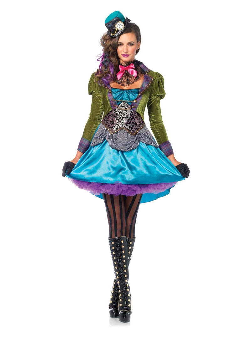 Leg Avenue Mad Hatter Deluxe Women's Hire Costume 5 Leg Avenue Mad Hatter Deluxe Women's Hire Costume