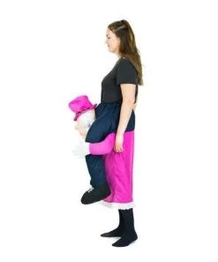 Bodysocks Queen Elizabeth Piggyback Costume