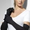 Smiffy's Buy Costumes Burlesque Long Black Stretch Costume Gloves