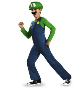 Disguise Super Mario Luigi Classic Child Costume