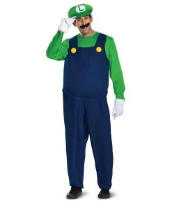 Disguise Super Mario Luigi Deluxe Adult Costume