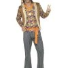 Smiffys Mens Male 60's Singer Costume Multi-Coloured