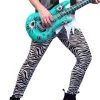 Carnival Products Mens Rocker 1980's Zebra Tights Fancy Dress Pants