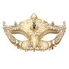 Sweidas Metal Masquerade Mask Gold Filigree Buy Costumes