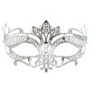 Sweidas Buy Costumes Metal Masquerade Mask Silver Filigree