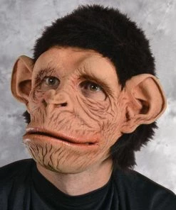Carnival Products Monkey Mask With Black Hair